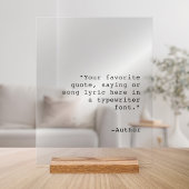 Creëer Uw eigen aangepaste offerte Acryl Bord