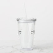 Creëer Uw eigen aangepaste offerte Acryl Drinkbeker (Links)