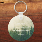 Creëer uw eigen aangepaste offerte - bos 6 cm rond sleutelhanger (Voorkant)