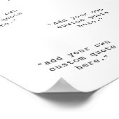 Creëer uw eigen aangepaste offerte collage poster (Hoek)