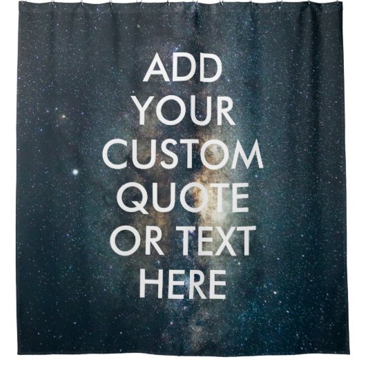 Creëer Uw eigen aangepaste offerte Douchegordijn (Voorkant)