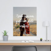 Creëer uw eigen aangepaste offerte en foto-Poster Poster