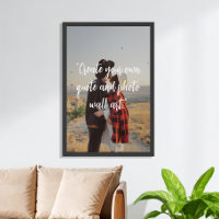 Creëer uw eigen aangepaste offerte en foto-Poster