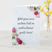 Creëer Uw eigen aangepaste offerte - Floral Kaart (Gele Bloem)