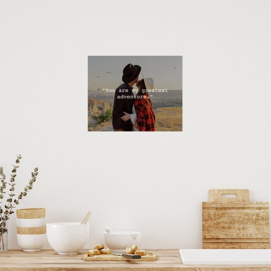 Creëer uw eigen aangepaste offerte foto Poster (Keuken)