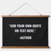 Creëer Uw eigen aangepaste offerte Hangend Wandkleed (Voorkant)