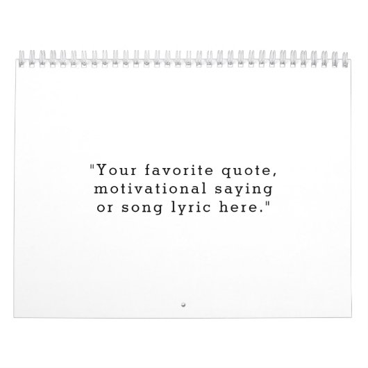 Creëer Uw eigen aangepaste offerte Kalender (Hoes)