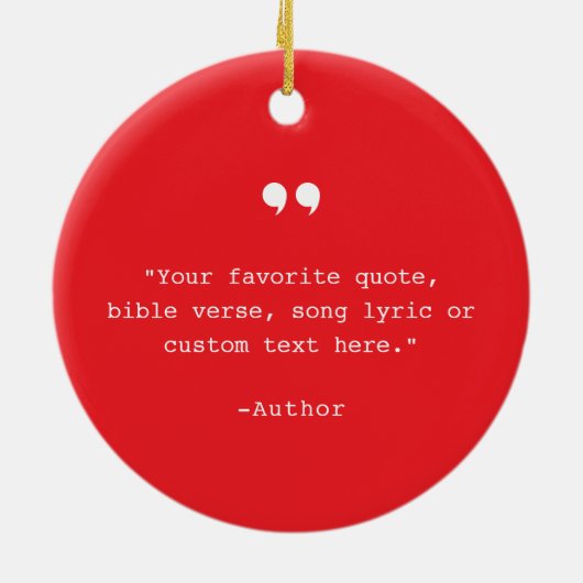 Creëer Uw eigen aangepaste offerte Keramisch Ornament (Achterkant)