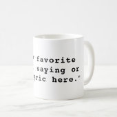 Creëer Uw eigen aangepaste offerte Koffiemok (Voorkant rechts)