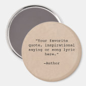 Creëer Uw eigen aangepaste offerte Magneet (Voorkant / Achterkant)