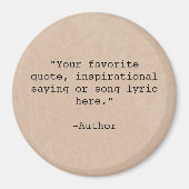 Creëer Uw eigen aangepaste offerte Magneet (Voorkant)