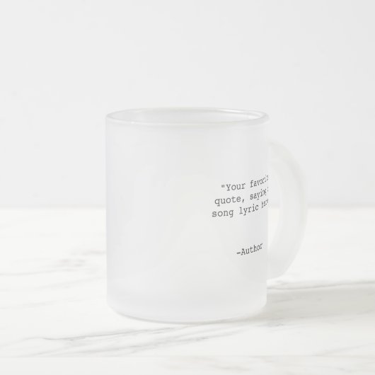 Creëer Uw eigen aangepaste offerte Matglas Koffiemok (Voorkant rechts)