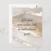 Creëer Uw eigen aangepaste offerte - neutraal Briefkaart (Voorkant / Achterkant)