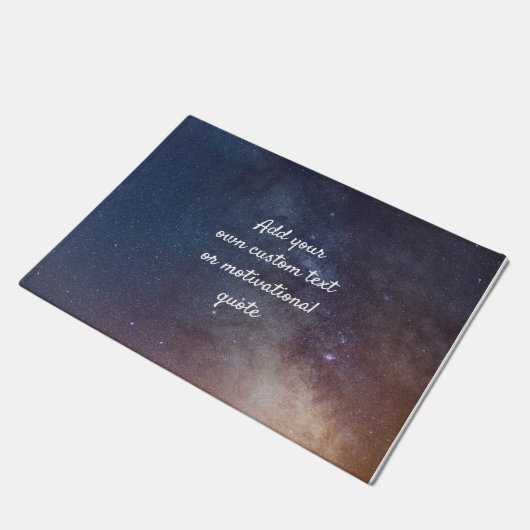 Creëer uw eigen aangepaste offerte - Night Sky Deurmat (Schuin)