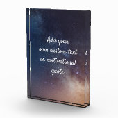 Creëer uw eigen aangepaste offerte - Night Sky Fotoblokken (Rechts)