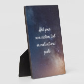 Creëer uw eigen aangepaste offerte - Night Sky Fotoplaat (Zijkant)