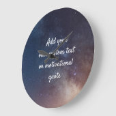 Creëer uw eigen aangepaste offerte - Night Sky Grote Klok (Hoek)