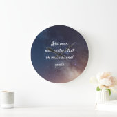 Creëer uw eigen aangepaste offerte - Night Sky Grote Klok (Huis)