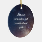 Creëer uw eigen aangepaste offerte - Night Sky Keramisch Ornament (Rechts)