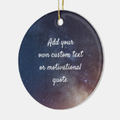 Creëer uw eigen aangepaste offerte - Night Sky Keramisch Ornament (Links)