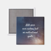 Creëer uw eigen aangepaste offerte - Night Sky Magneet (Voorkant / Achterkant)