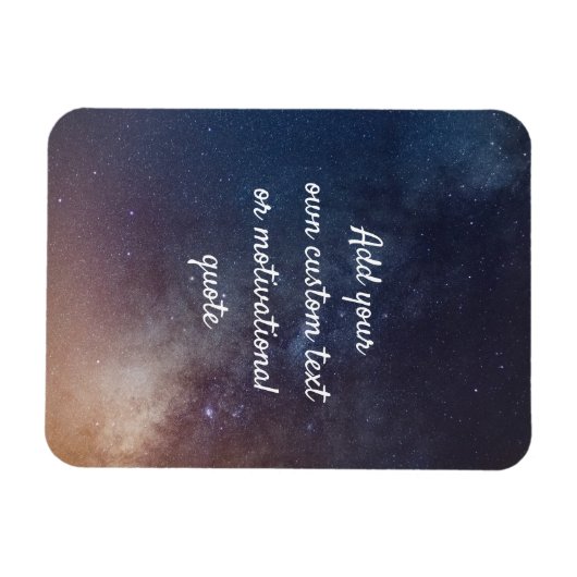 Creëer uw eigen aangepaste offerte - Night Sky Magneet (Horizontaal)