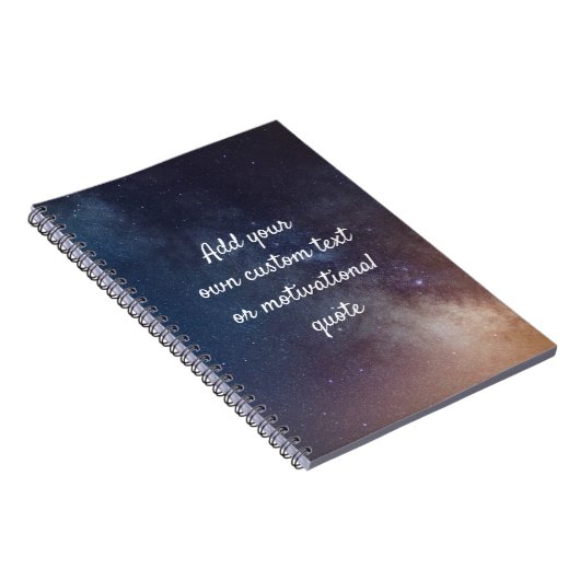 Creëer uw eigen aangepaste offerte - Night Sky Notitieboek (Rechterzijde)