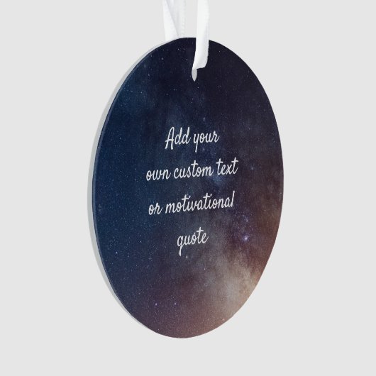 Creëer uw eigen aangepaste offerte - Night Sky Ornament (voorkant)