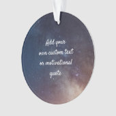 Creëer uw eigen aangepaste offerte - Night Sky Ornament (voorkant)