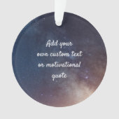 Creëer uw eigen aangepaste offerte - Night Sky Ornament (voorkant)