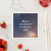 Creëer uw eigen aangepaste offerte - Night Sky Servet (Insitu)
