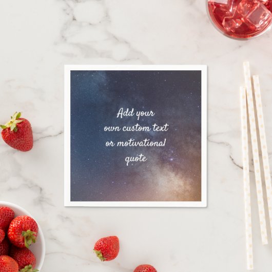 Creëer uw eigen aangepaste offerte - Night Sky Servet (Insitu)