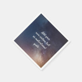 Creëer uw eigen aangepaste offerte - Night Sky Servet (Hoek)