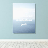 Creëer Uw eigen aangepaste offerte - Oceaan Canvas Afdruk (Insitu (Houten vloer))