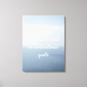 Creëer Uw eigen aangepaste offerte - Oceaan Canvas Afdruk
