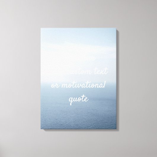Creëer Uw eigen aangepaste offerte - Oceaan Canvas Afdruk (Voorkant)