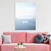 Creëer Uw eigen aangepaste offerte - Oceaan Canvas Afdruk (Insitu (Woonkamer))