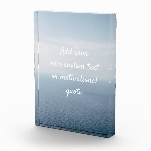 Creëer Uw eigen aangepaste offerte - Oceaan Fotoblokken (Rechts)