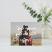 Creëer uw eigen aangepaste offerte op Afbeelding Briefkaart (Staand voorkant)