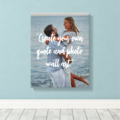 Creëer uw eigen aangepaste offerte op Afbeelding Canvas Afdruk (Insitu (Houten vloer))