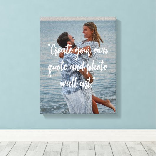 Creëer uw eigen aangepaste offerte op Afbeelding Canvas Afdruk (Insitu (Houten vloer))