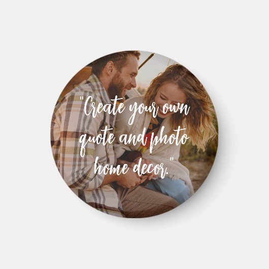 Creëer Uw eigen aangepaste offerte op Afbeelding Magneet (Voorkant)