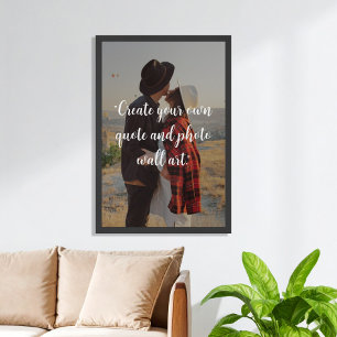 Creëer Uw eigen aangepaste offerte op Afbeelding P Poster