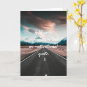 Creëer uw eigen aangepaste offerte - Open Road Kaart (Gele Bloem)