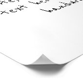 Creëer Uw eigen aangepaste offerte Poster (Hoek)