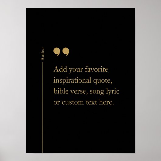 Creëer Uw eigen aangepaste offerte Poster (Voorkant)