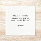 Creëer Uw eigen aangepaste offerte Servet