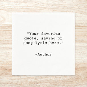 Creëer Uw eigen aangepaste offerte Servet