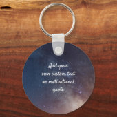 Creëer uw eigen aangepaste offerte-sleutel - Nacht Sleutelhanger (Voorkant)