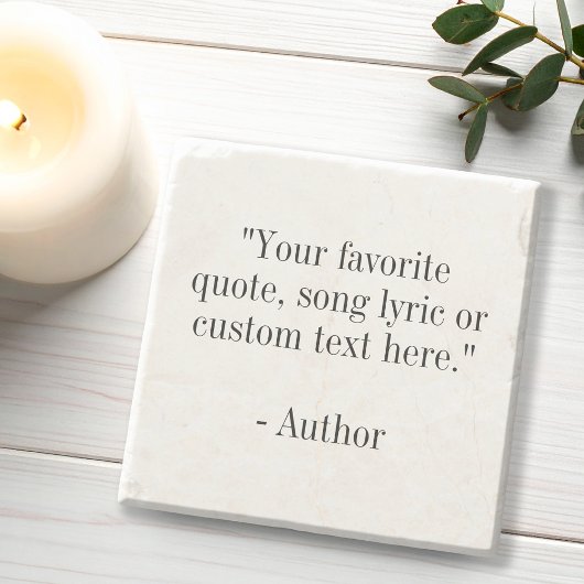 Creëer Uw eigen aangepaste offerte Stenen Onderzetter